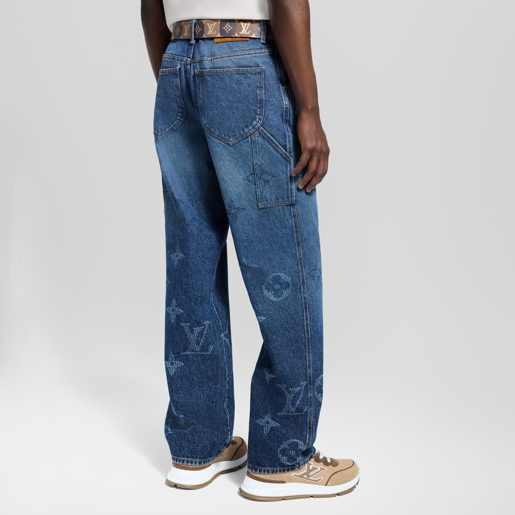 Monogram Denim Workwear Pants - Men - Ready-to-Wear | LOUIS VUITTON ®
